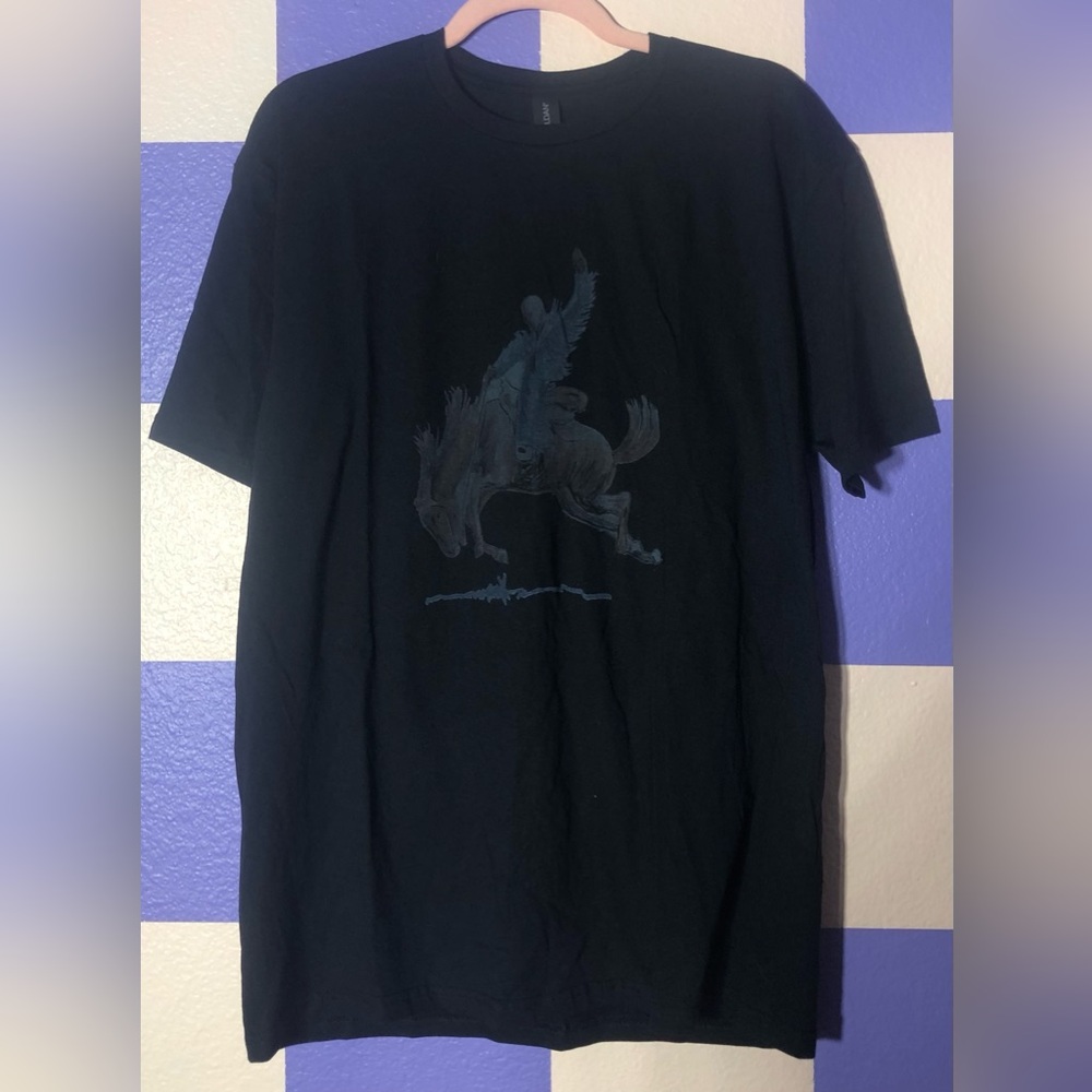 NWOT Black Demon Rodeo Tee - Size L